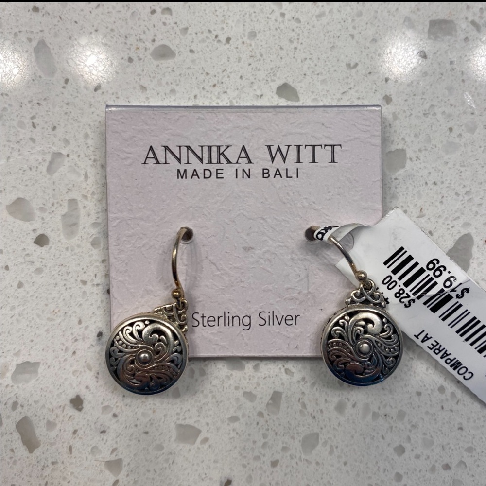 Sterling Annika Witt sterling silver earrings